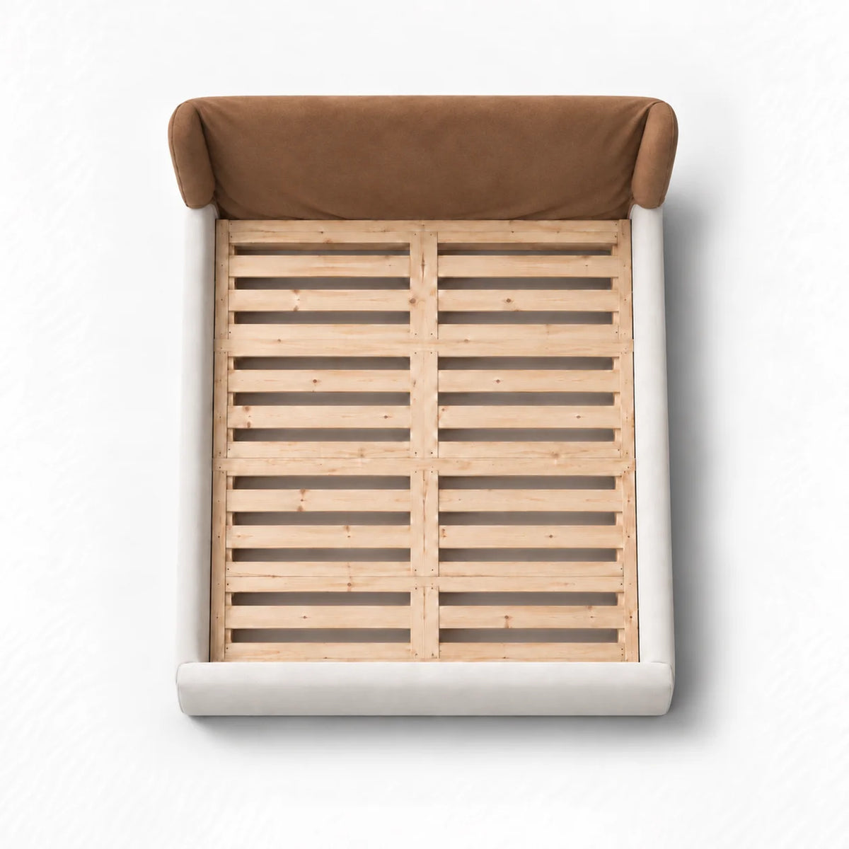Caramel Brown · Stretch-Fit Bed Headboard Cover