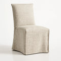 Champagne Cream WX23006 - 06 | Long-Skirt Dining Chair Slipcover