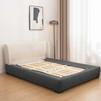 Stretch-Fit Inset Bed Frame Cover · Elastic Bands + Back Elastic