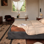 Charcoal-Gray · Stretch-Fit Bed Frame Cover