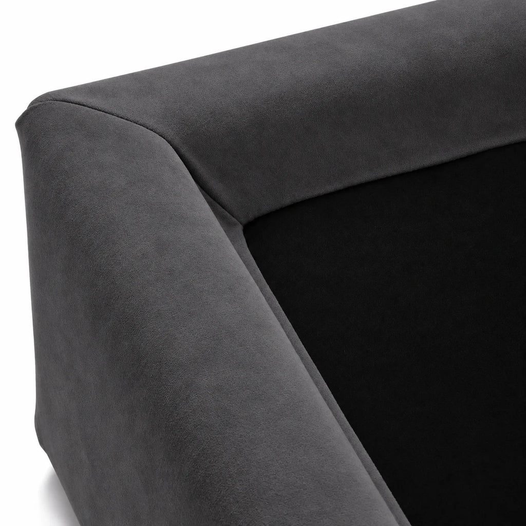 Charcoal-Gray · Stretch-Fit Bed Frame Cover