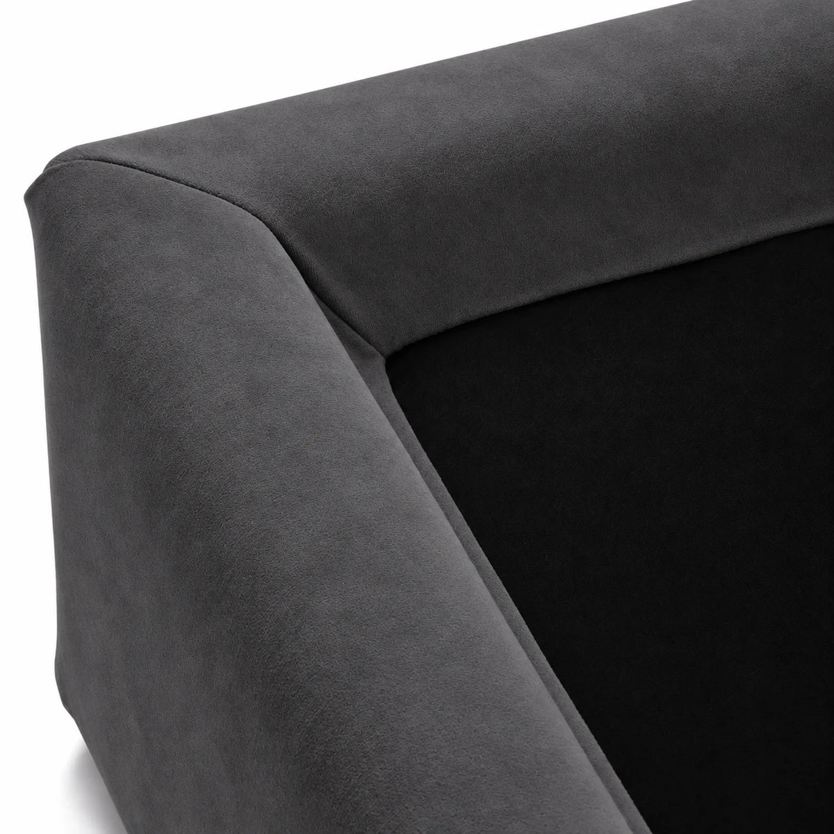 Charcoal-Gray · Stretch-Fit Bed Frame Cover
