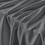 Charcoal Gray · Stretch-Fit Inset Bed Frame Cover · Tie Straps + Back Elastic