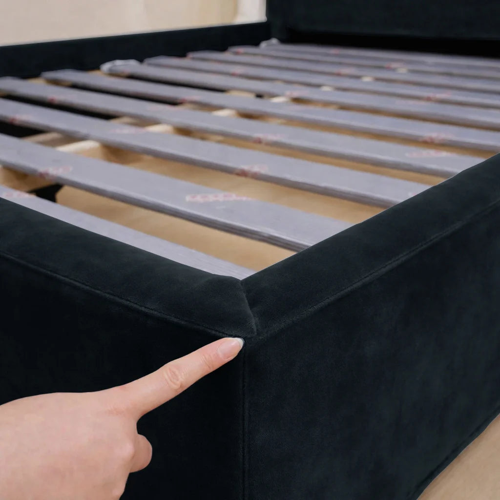 Charcoal Gray WB PBV2042 - 12 | Bed Frame & Headboard Cover