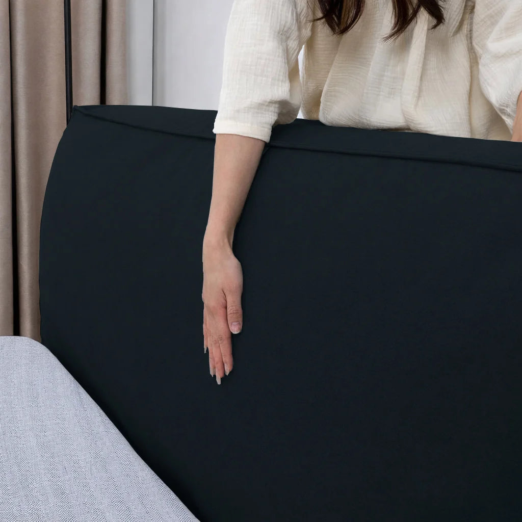 Charcoal Gray WB PBV2042 - 12 | Bed Headboard Cover