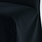 Charcoal Gray WB PBV2042 - 12 | Long-Skirt Dining Chair Slipcover