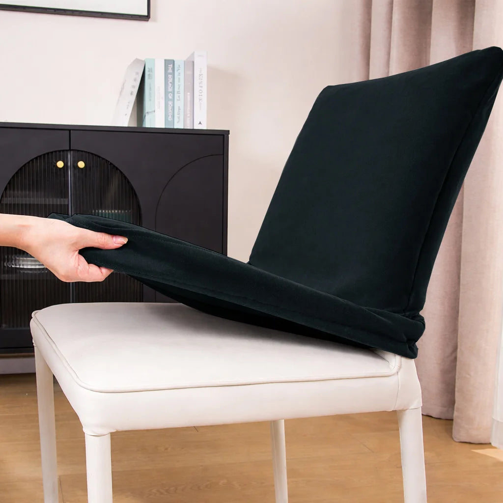 Charcoal Gray WB PBV2042 - 12 | Snug fit Dining Chair Slipcover