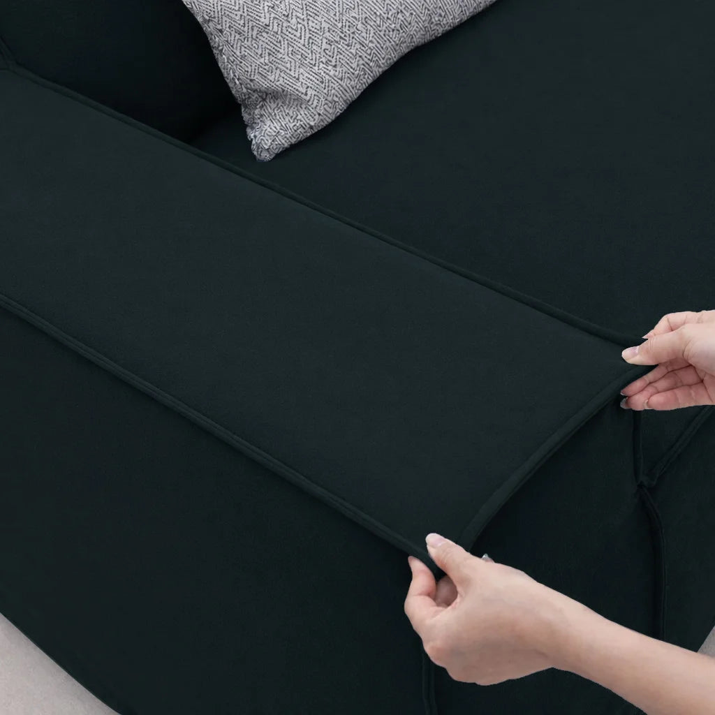 Charcoal Gray WB PBV2042 - 12 | Sofa Slipcover