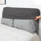 Charcoal Gray · Stretch-Fit Bed Headboard Cover