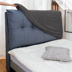 Charcoal Gray · Stretch-Fit Bed Headboard Cover