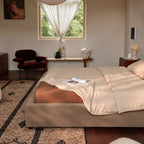 Charcoal · Stretch-Fit Bed Frame Cover