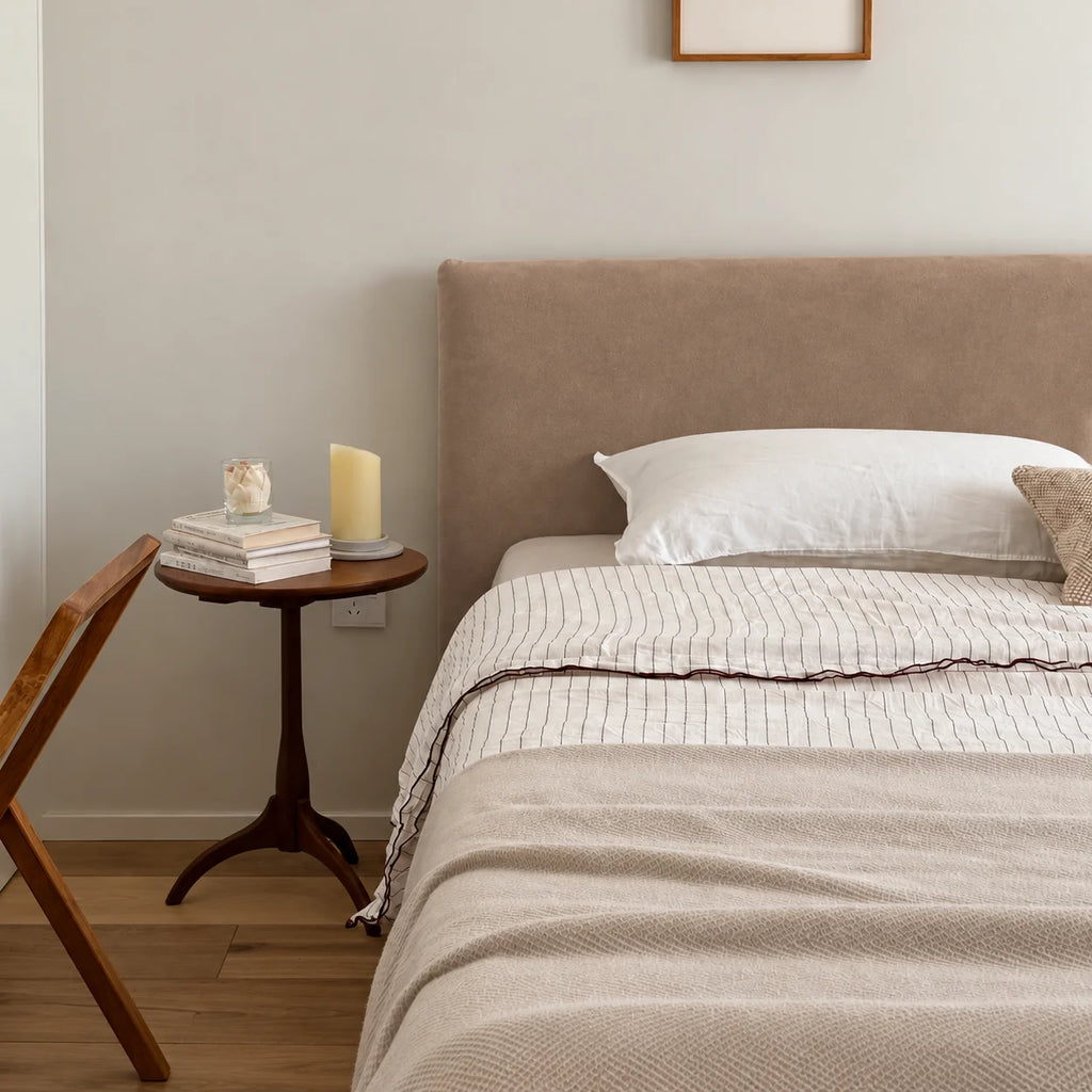 Charcoal · Stretch-Fit Bed Headboard Cover