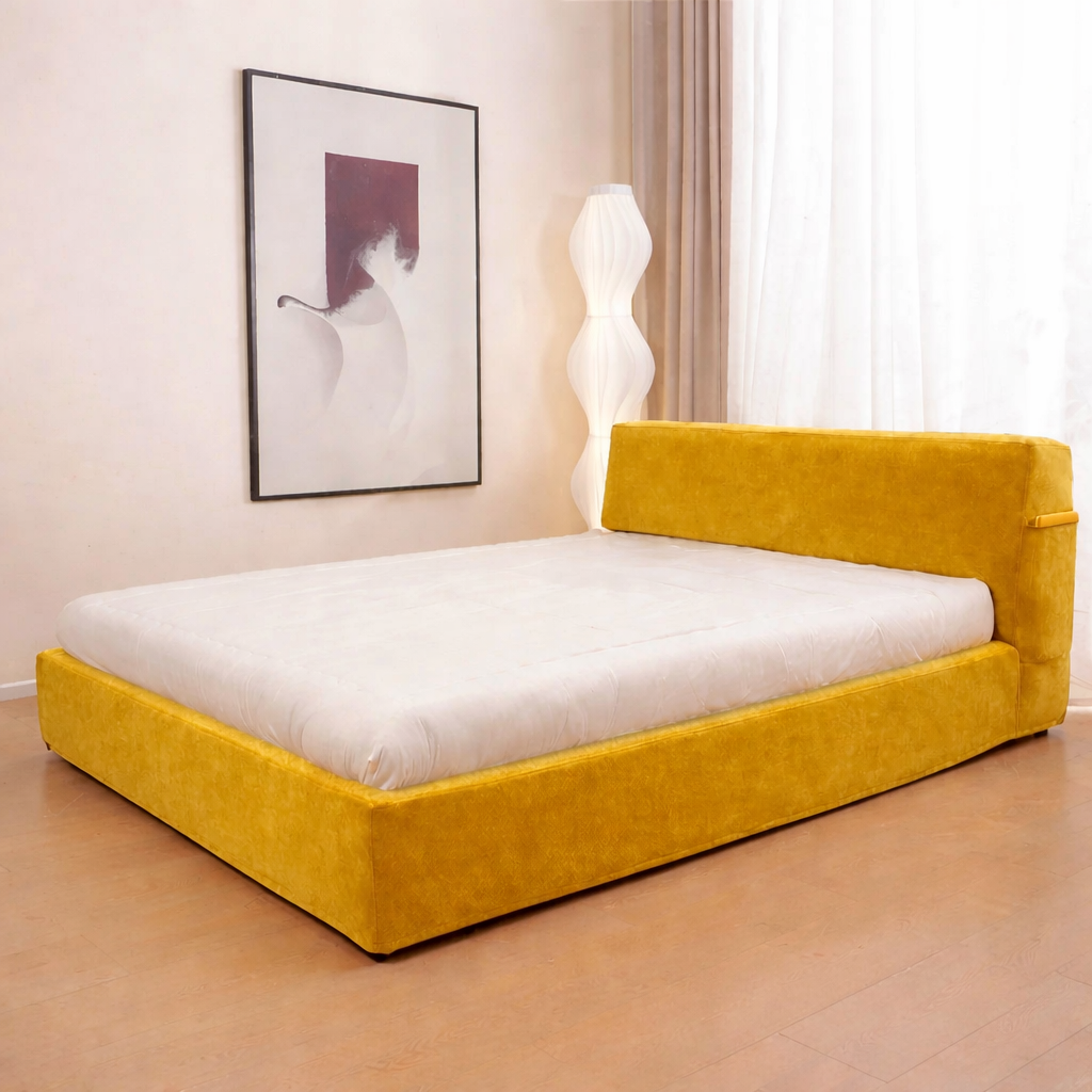 Canary Yellow WB PBV2042 - 32 | Bed Frame & Headboard Cover