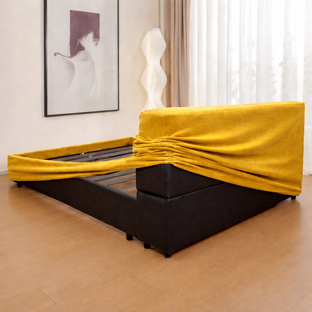 Canary Yellow WB PBV2042 - 32 | Bed Frame & Headboard Cover