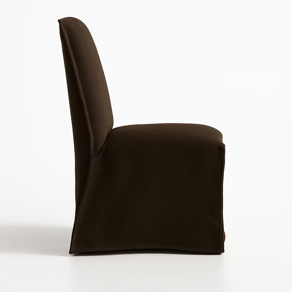 Chestnut WB PBV2042 - 10 | Long-Skirt Dining Chair Slipcover