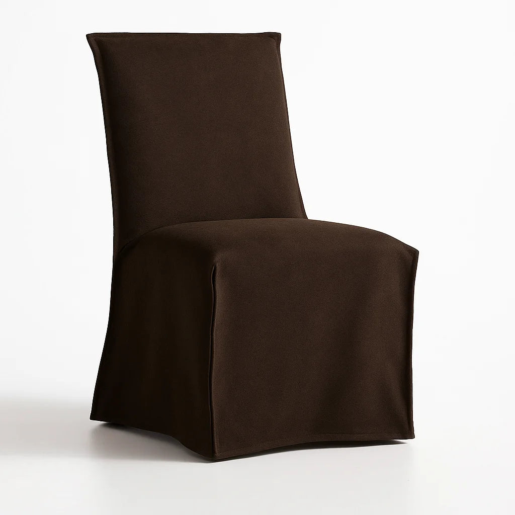 Chestnut WB PBV2042 - 10 | Long-Skirt Dining Chair Slipcover