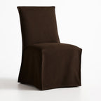 Chestnut WB PBV2042 - 10 | Long-Skirt Dining Chair Slipcover