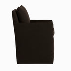 Chestnut WB PBV2042 - 10 | Long-Skirt Dining Chair with armrest Slipcover