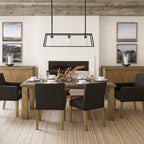 Chestnut WB PBV2042 - 10 | Snug fit Dining Chair with armrest Slipcover