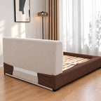 Chocolate-Brown · Stretch-Fit Bed Frame Cover