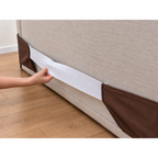 Chocolate-Brown · Stretch-Fit Bed Frame Cover