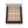 Chocolate-Brown · Stretch-Fit Bed Frame Cover