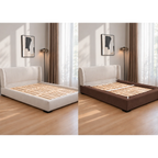 Chocolate-Brown · Stretch-Fit Bed Frame Cover