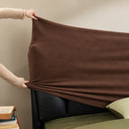 Chocolate-Brown · Stretch-Fit Bed Headboard Cover