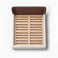 Chocolate-Brown · Stretch-Fit Bed Headboard Cover