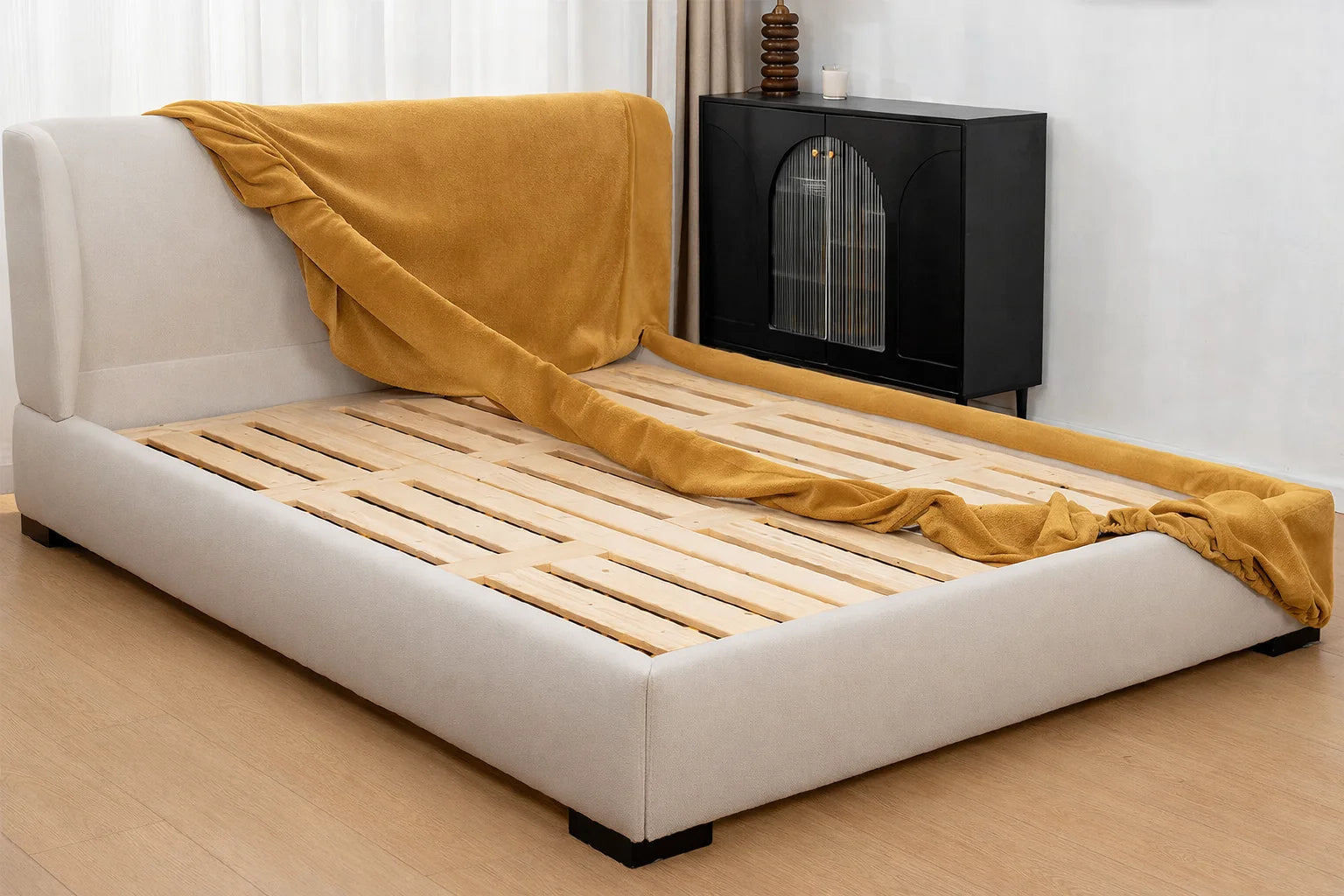 Citrine Glow Luna - 14 | Bed Frame Cover