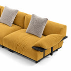 Custom Sofa Slipcover — Luna · Citrine Glow