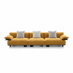 Custom Sofa Slipcover — Luna · Citrine Glow