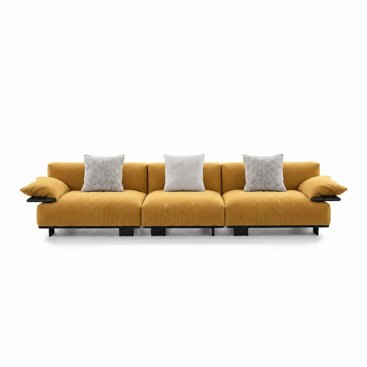 Custom Sofa Slipcover — Luna · Citrine Glow