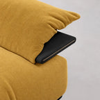 Custom Sofa Slipcover — Luna · Citrine Glow
