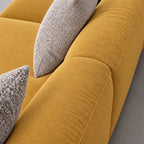 Custom Sofa Slipcover — Luna · Citrine Glow