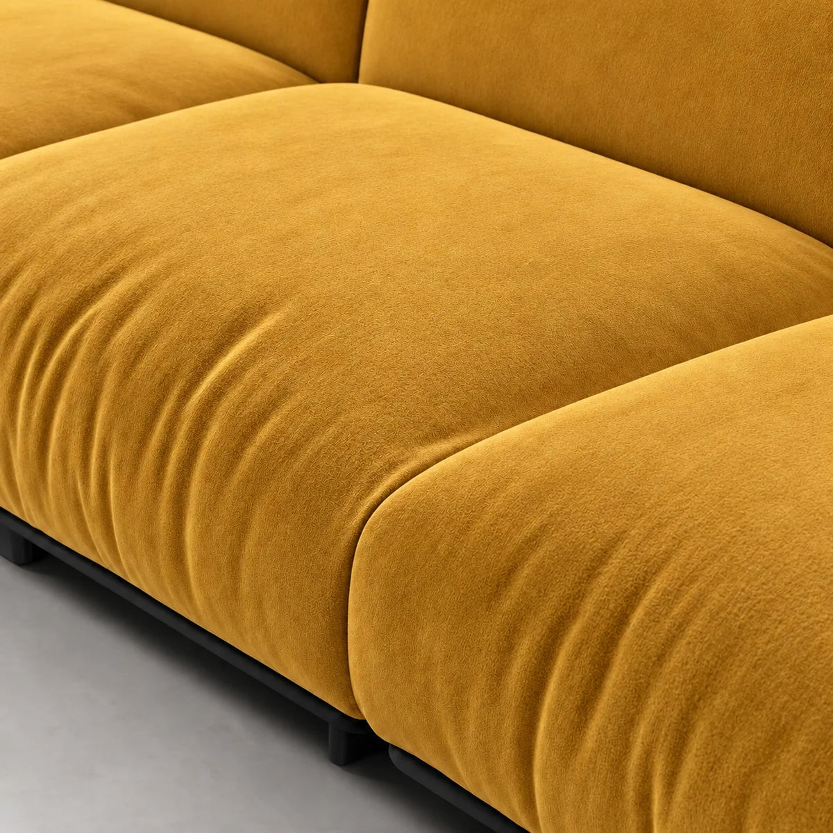 Custom Sofa Slipcover — Luna · Citrine Glow