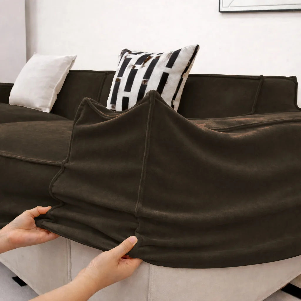 Clay Brown WB PBV2042 - 07 | Sofa Slipcover