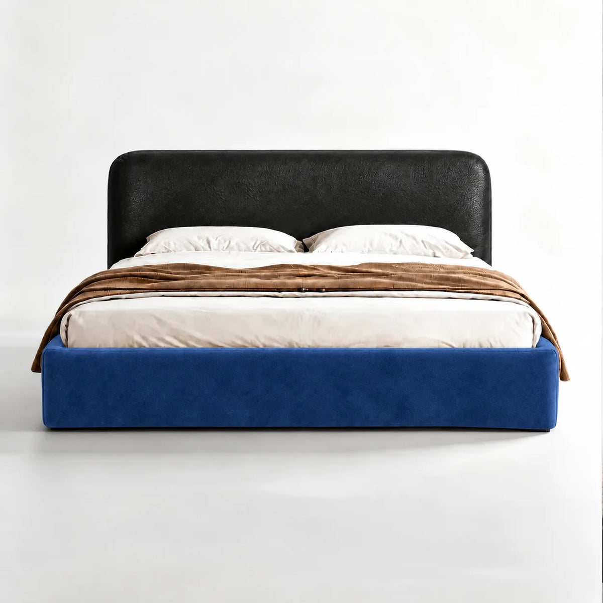 Cobalt Blue · Stretch-Fit Bed Frame Cover