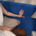 Cobalt Blue · Stretch-Fit Bed Headboard Cover