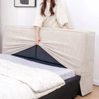 Cream ML 625 - 02 | Bed Headboard Cover