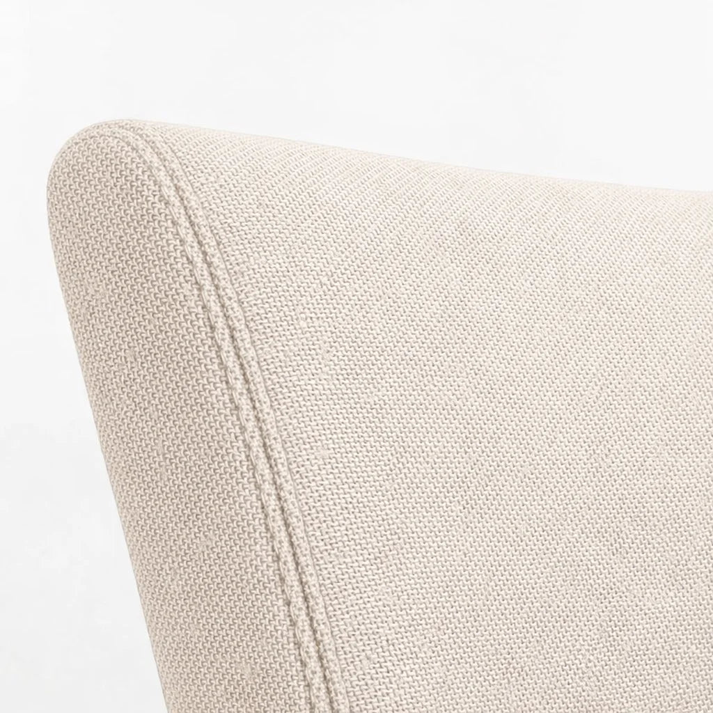 Cama de plataforma tapizada + funda para cabecero | Elara Flax 