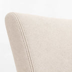 Cama de plataforma tapizada + funda para cabecero | Elara Flax 