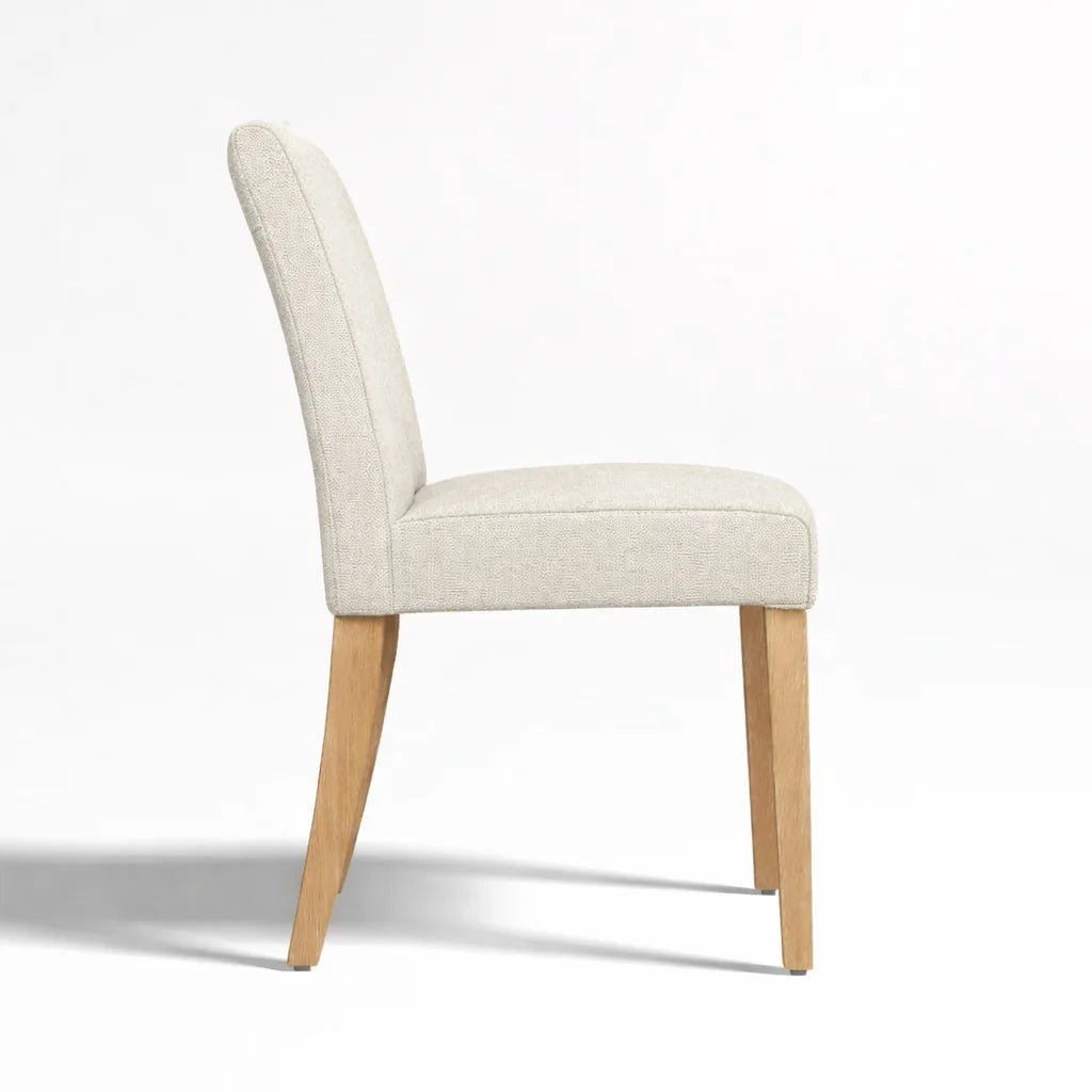 Cama de plataforma tapizada + funda para cabecero | Elara Flax 