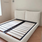 Custom Bed Frame Cover — Blossom · Alabaster Bloom