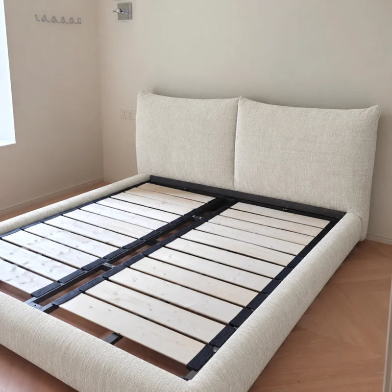 Custom Bed Frame Cover — Blossom · Alabaster Bloom