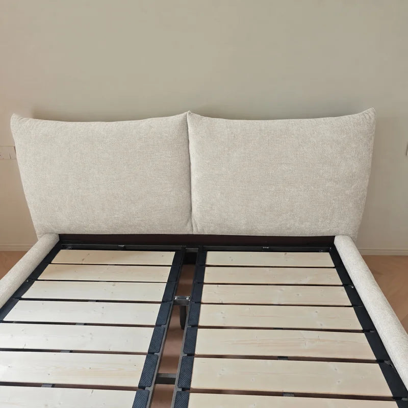 Custom Bed Frame Cover — Blossom · Alabaster Bloom
