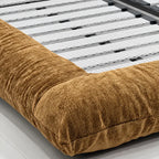 Custom Bed Frame Cover — Blossom · Amber Maple