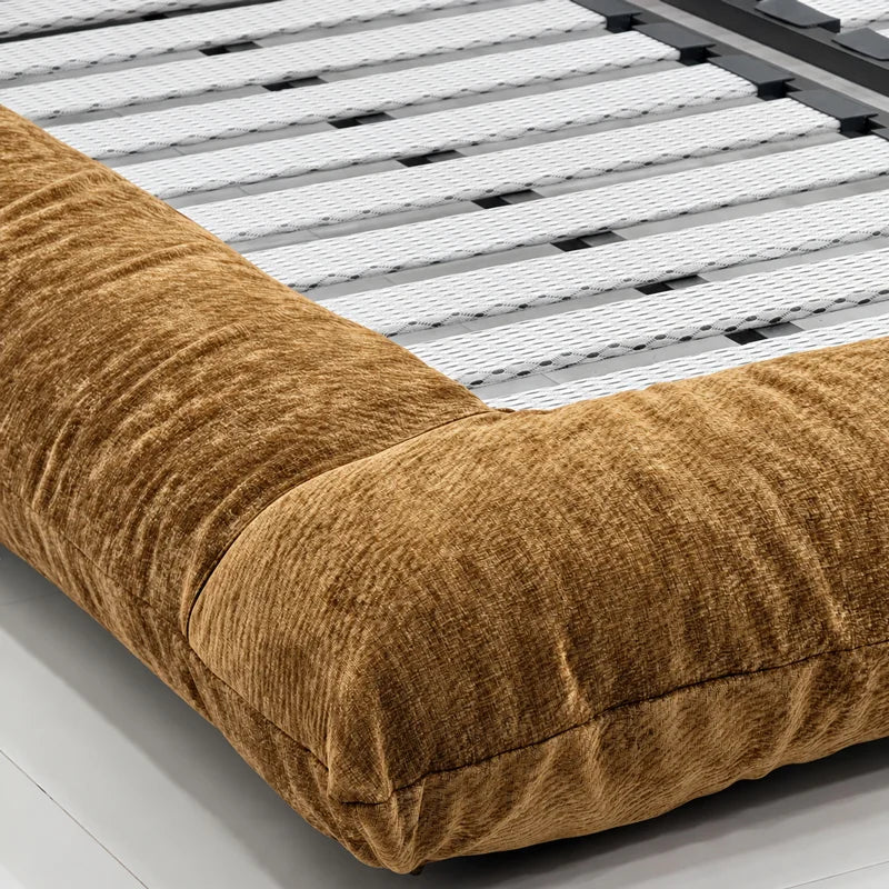 Custom Bed Frame Cover — Blossom · Amber Maple