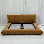 Custom Bed Frame Cover — Blossom · Amber Maple