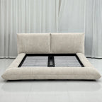Custom Bed Frame Cover — Blossom · Champagne Cream